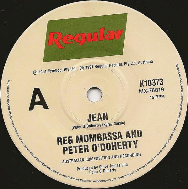 Peter & Reg : Jean (7", Single, Ltd)