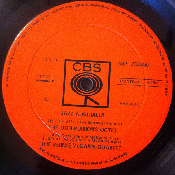 Various : Jazz Australia (LP, Album)