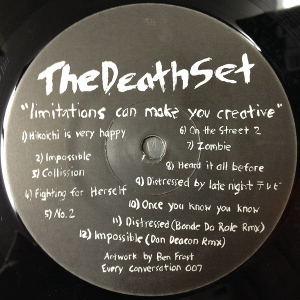 TheDeathSet : Limitations Can Make You Creative (12", Ltd)