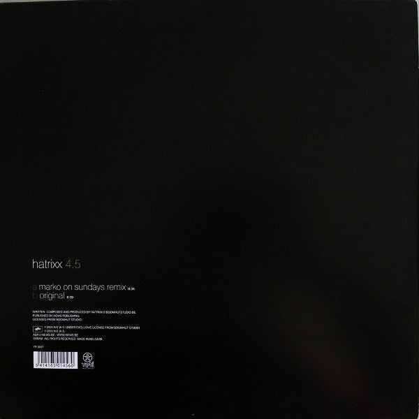 Hatrixx : 4.5 (12")