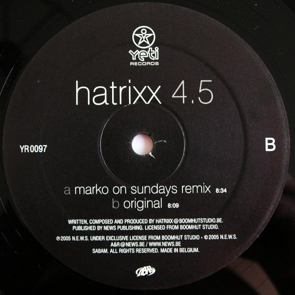 Hatrixx : 4.5 (12")