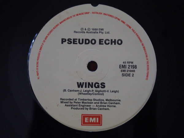 Pseudo Echo : Over Tomorrow (7", Single)