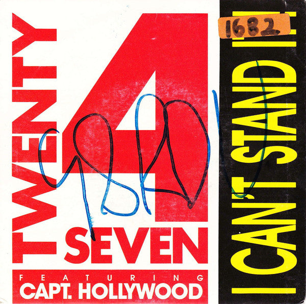 Twenty 4 Seven Featuring Captain Hollywood : I Can&#39;t Stand It! (7&quot;, Single)