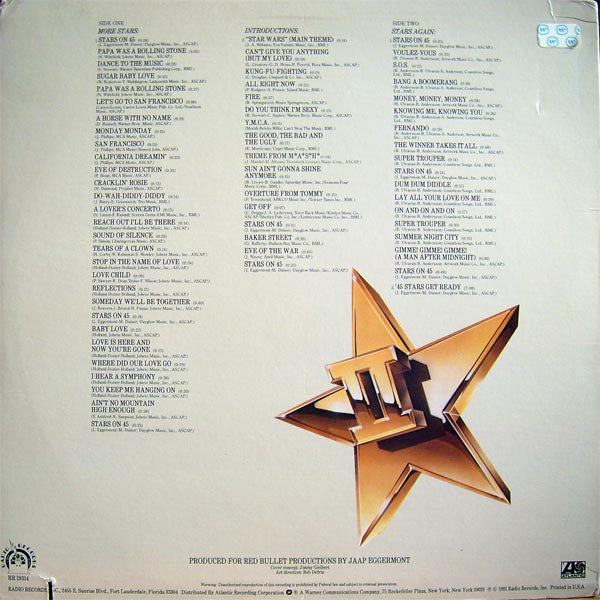 Stars On 45 : Stars On Long Play II (LP, Mixed)