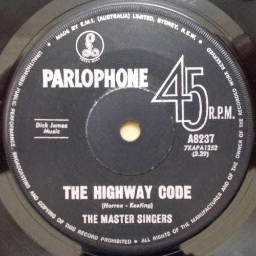 The Master Singers : The Highway Code / Weather Forecast (7&quot;, Single)