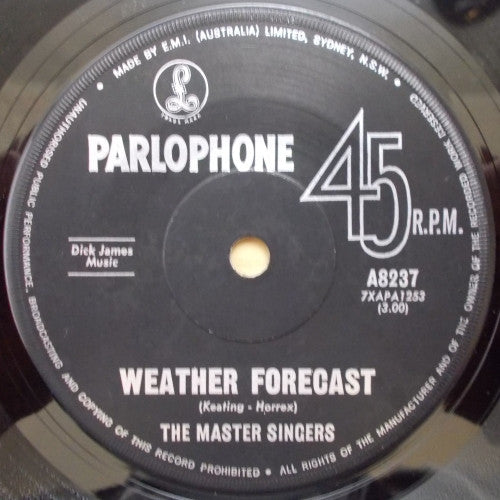 The Master Singers : The Highway Code / Weather Forecast (7", Single)