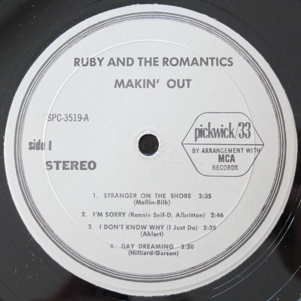 Ruby And The Romantics : Makin' Out (LP, Album, RE)