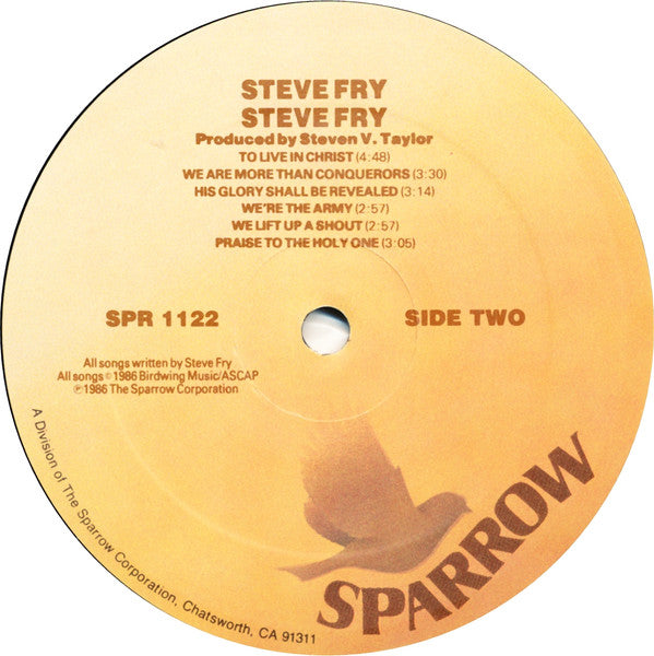 Steve Fry : Steve Fry (LP, Album)