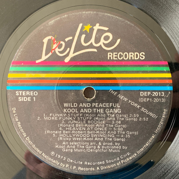 Kool & The Gang : Wild And Peaceful (LP, Album, RP, Mon)