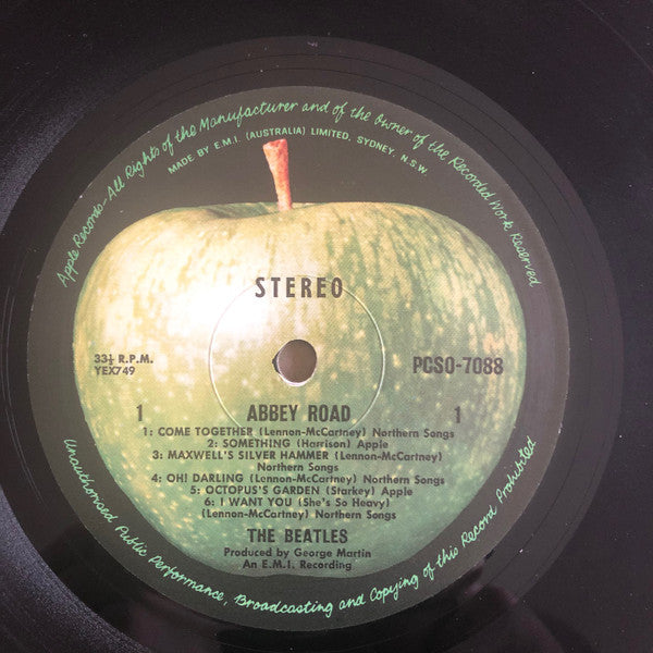 The Beatles : Abbey Road (LP, Album, Dra)