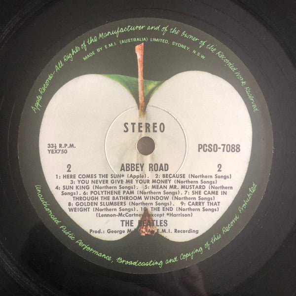 The Beatles : Abbey Road (LP, Album, Dra)