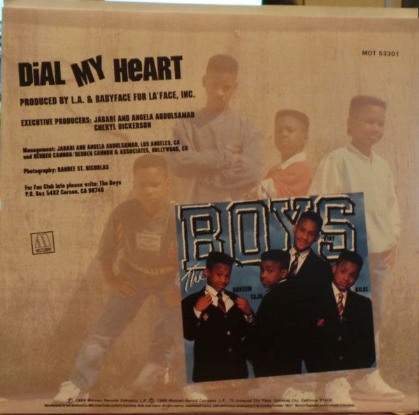 The Boys : Dial My Heart (7", Single)