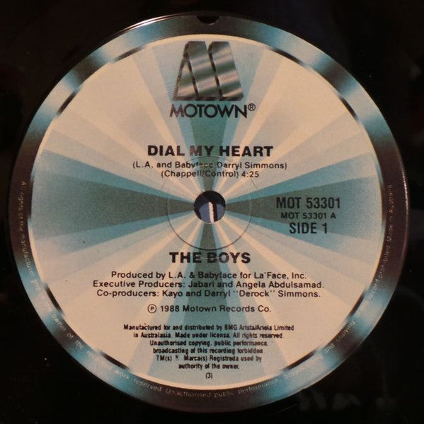 The Boys : Dial My Heart (7", Single)