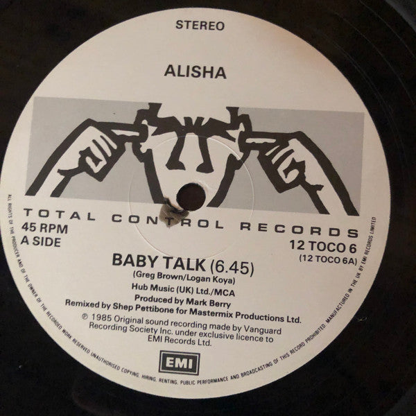 Alisha : Baby Talk (12", Single)