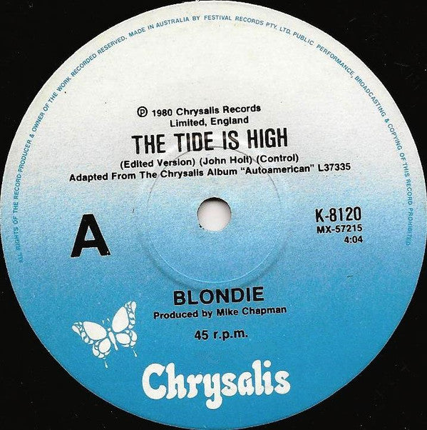 Blondie : The Tide Is High (7&quot;, Single)