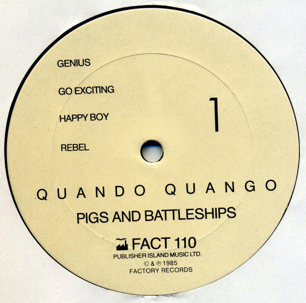 Quando Quango : Pigs + Battleships (LP, Album + 12", Single + S/Edition)