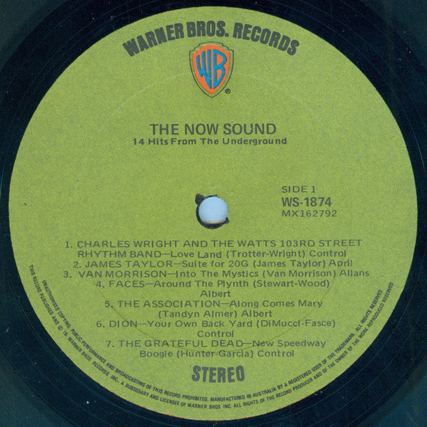 Various : The Now Sound - 14 Hits From The Underground (LP, Comp)