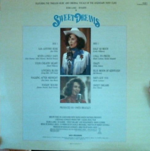 Patsy Cline : Sweet Dreams (Music From The Motion Picture Soundtrack) (LP, Album)