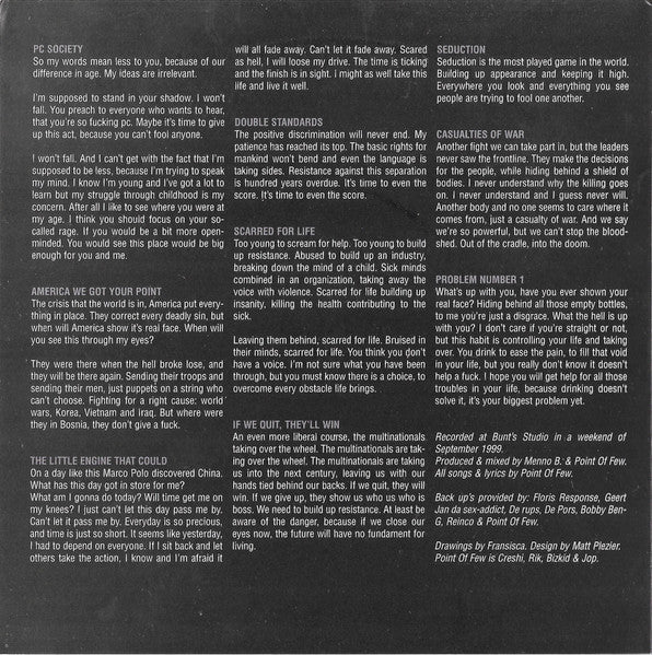Point Of Few : Silence EP (7", EP, Yel)