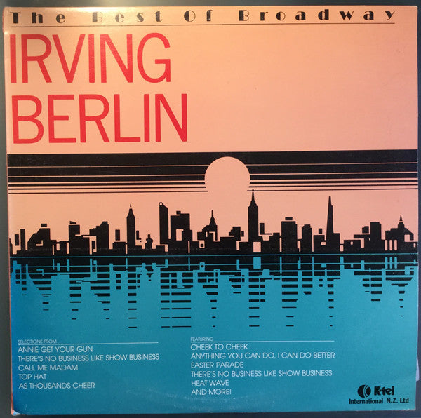 Irving Berlin / Jerome Kern : The Best Of Broadway (LP)