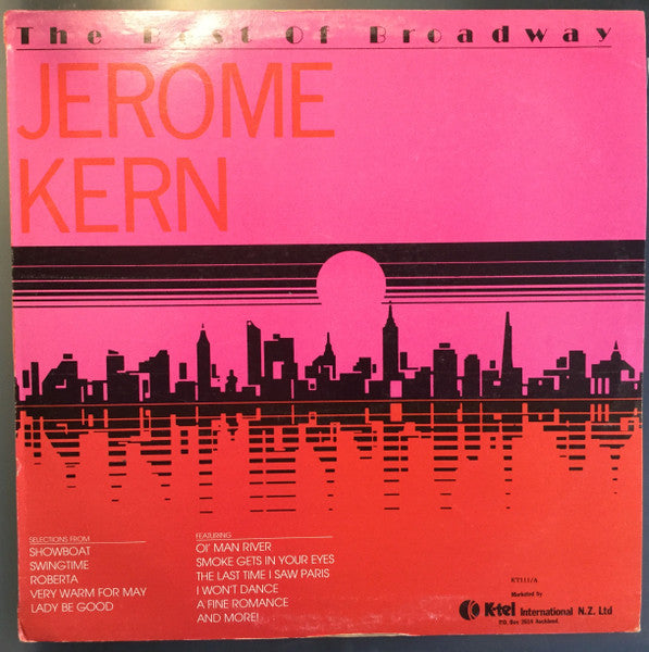 Irving Berlin / Jerome Kern : The Best Of Broadway (LP)