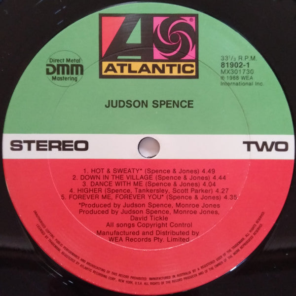 Judson Spence : Judson Spence (LP, Album)