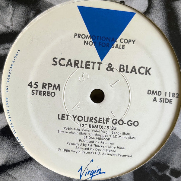 Scarlett & Black : Let Yourself Go-Go (12", Promo)