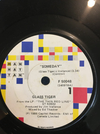 Glass Tiger : Someday (7&quot;, Single)