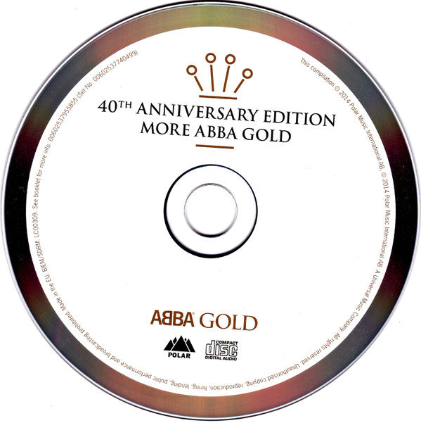 ABBA : Gold (Greatest Hits) (CD, Comp, RE + CD, Comp, RE + CD, Comp + Comp, Ltd)