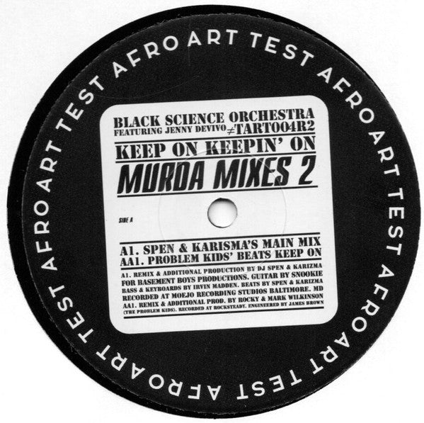 Black Science Orchestra Featuring Jenny Devivo : Keep On Keepin' On (Murda Mixes 2) (12")