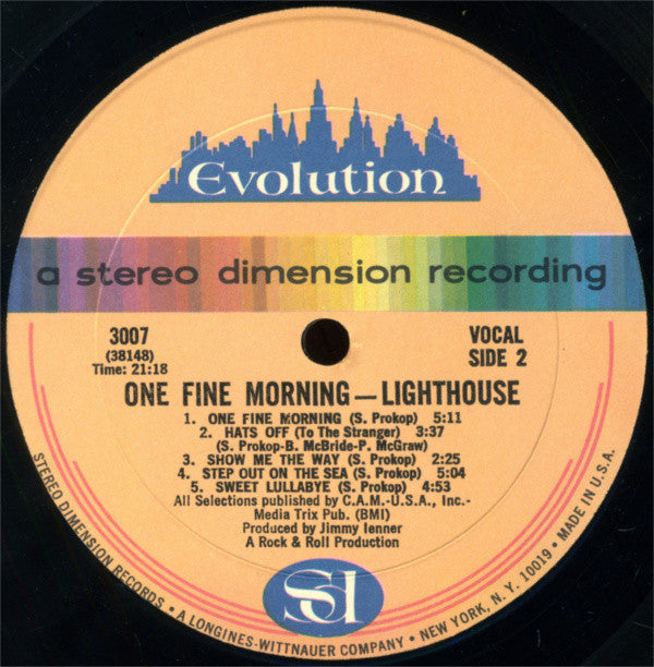 Lighthouse (2) : One Fine Morning (LP, Album, Mon)