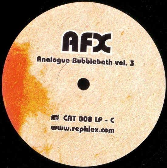 Aphex Twin : Analogue Bubblebath Vol. 3 (2x12", RE)