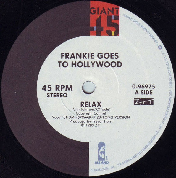 Frankie Goes To Hollywood : Relax (12", All)