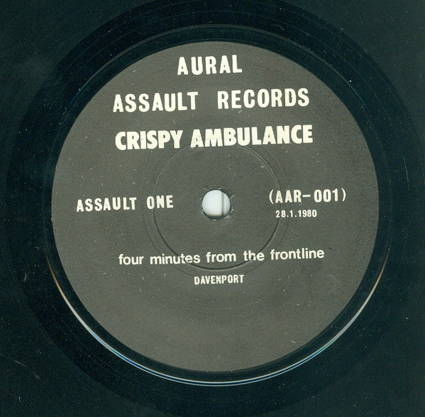 Crispy Ambulance : From The Cradle To The Grave (7", Single, Glo)