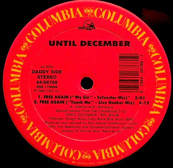 Until December : Call Me / Free Again (12")