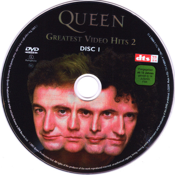 Queen : Greatest Video Hits 2 (2xDVD-V, Comp, Multichannel, PAL)