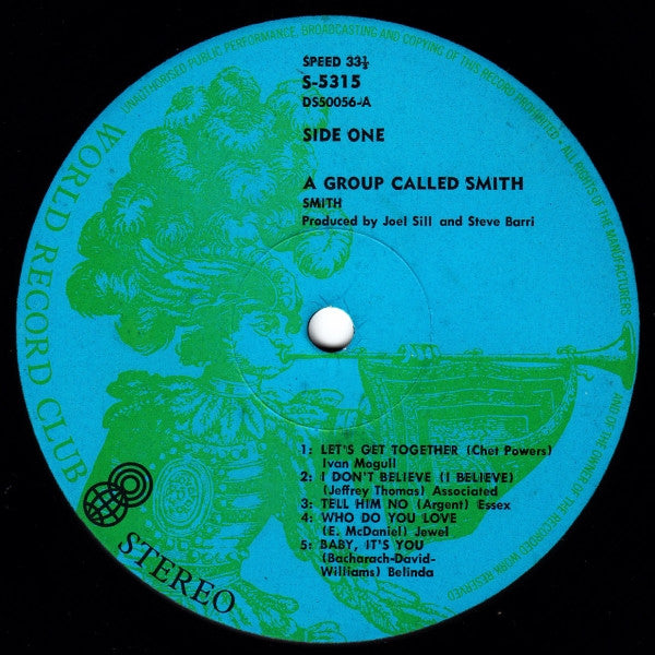 Smith (3) : A Group Called Smith (LP, Album, Club)