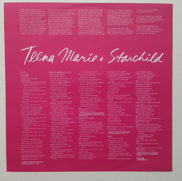 Teena Marie : Starchild (LP, Album)