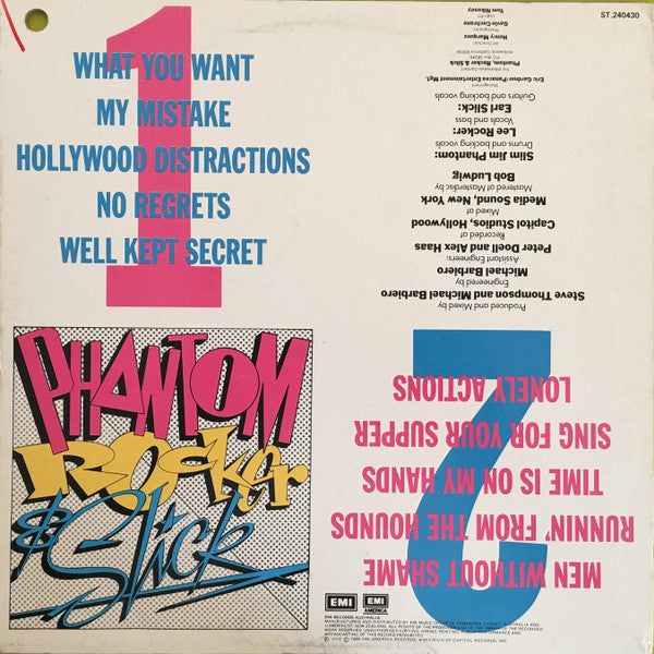 Phantom, Rocker & Slick : Phantom, Rocker & Slick (LP, Album)