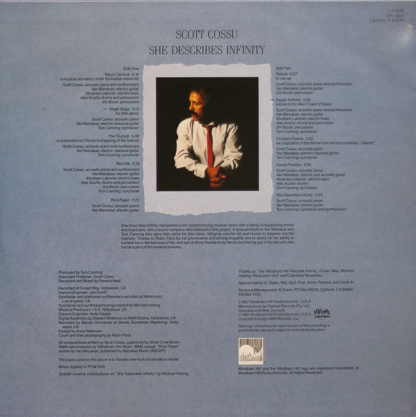 Scott Cossu : She Describes Infinity (LP, Album)