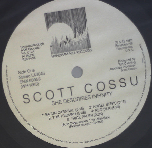 Scott Cossu : She Describes Infinity (LP, Album)