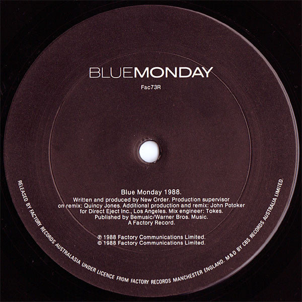 NewOrder* : Blue Monday 1988 / Beach Buggy (12")