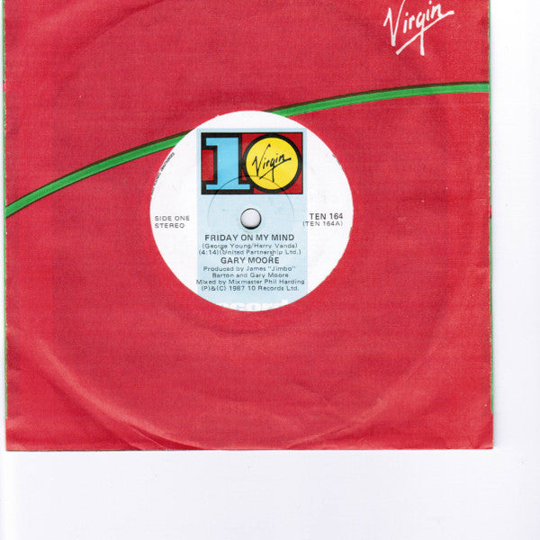 Gary Moore : Friday On My Mind (7", Single)