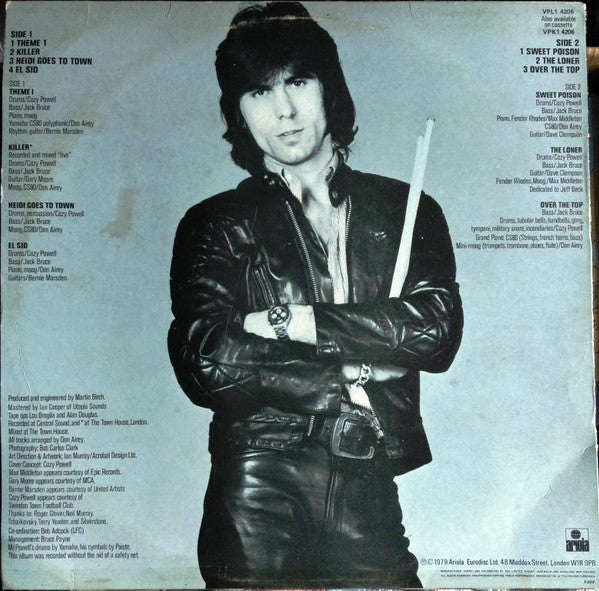 Cozy Powell : Over The Top (LP, Album)