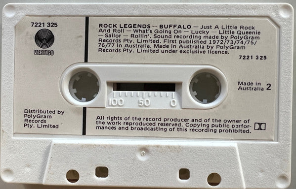 Buffalo (2) : Rock Legends (Cass, Album, Comp)
