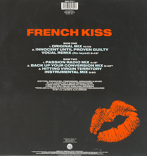 Lil' Louis : French Kisses (The Complete Mix Collection E.P.) (12", EP)