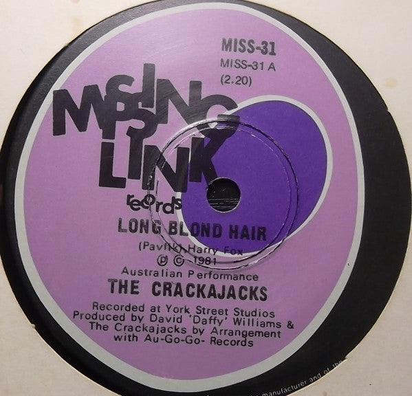 Crackajacks : Long Blond Hair (7")