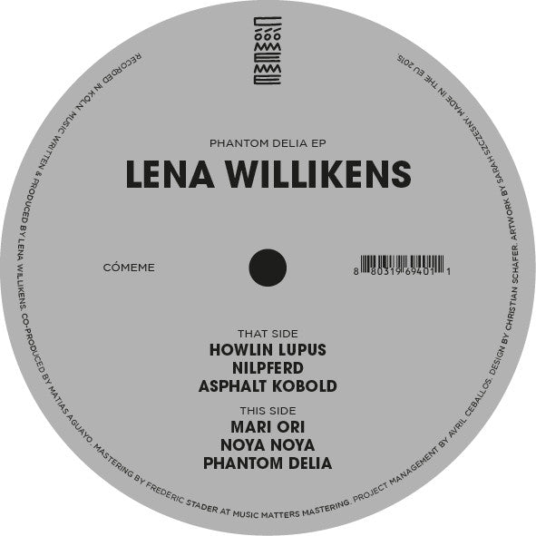 Lena Willikens : Phantom Delia (12", EP)