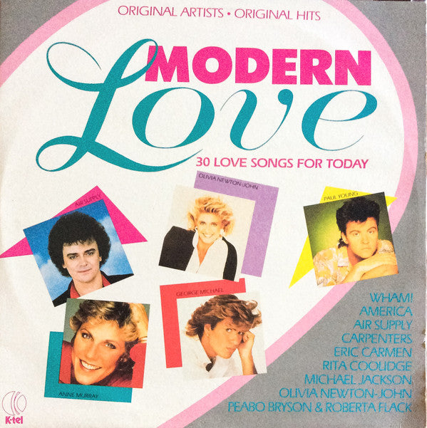 Various : Modern Love 30 Love Songs For Today (2xLP, Comp)