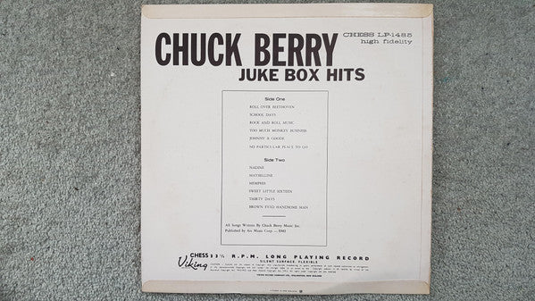 Chuck Berry : Juke Box Hits (LP, Comp, Mono)